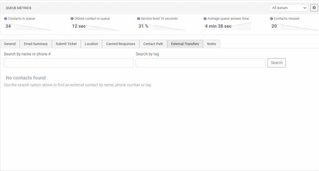 External transfer to an MS Teams contact