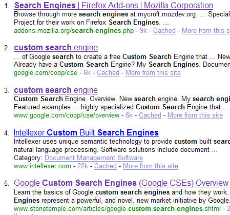 Yahoo Search Results for Custom Search