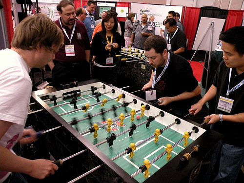 Yahoo vs. Google Foosball 1