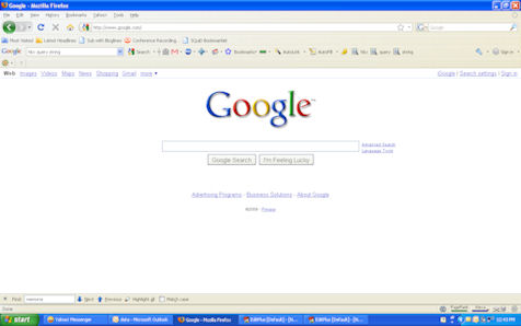 Google Home Page