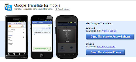 Google Translate for Mobile