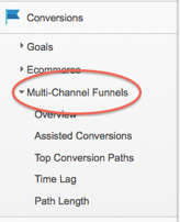Multi-Channel funnel in Google Analytics