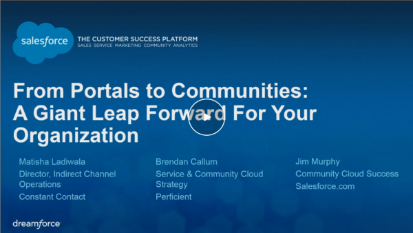 From Portals to Community Cloud: A Giant Leap Forward