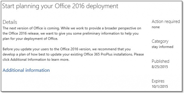 Office 365 ProPlus Plan