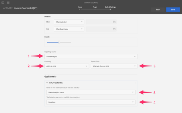 Finishing Configuration