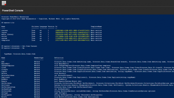 Sitecore Powershell Extensions Console