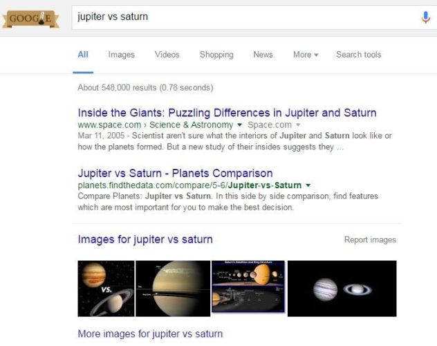 Comparison Gone Jupiter Vs Saturn