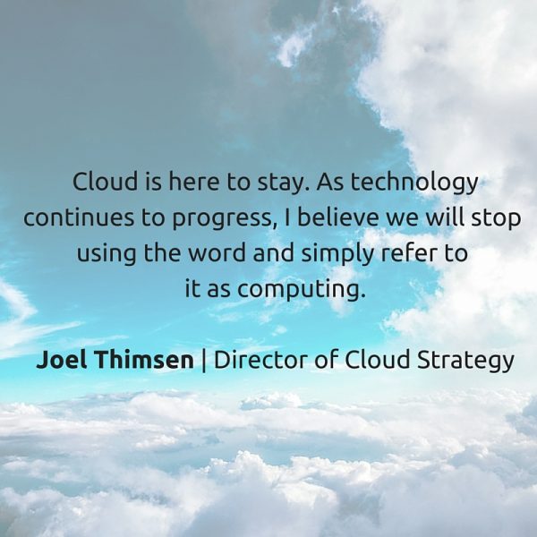 Cloud - Joel Quote