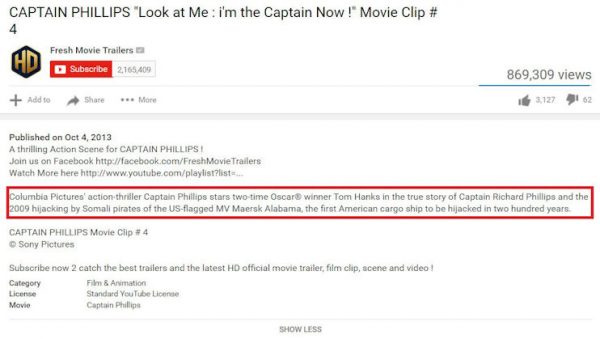 Who is the Captain Now YouTube Description