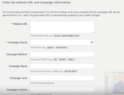 Google Campaign URL Builder