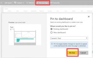 Power BI Pin