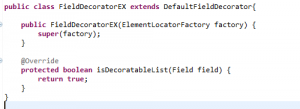 Selenium FieldDecoratorEX