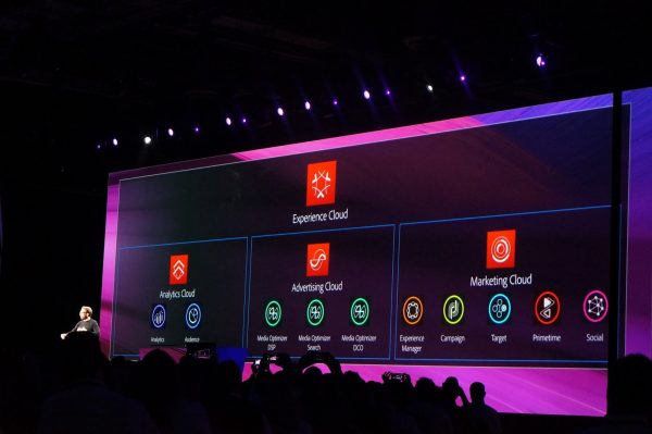 Adobe's Brad Rencher introduced Adobe Experience Cloud during summit.