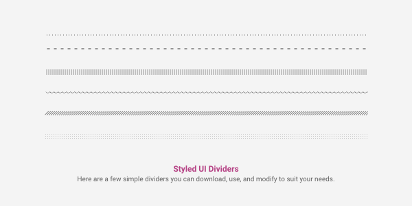 Adobe XD Dotted Lines & Leaders – Styled UI Dividers