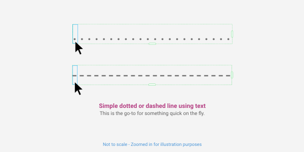 Adobe XD Dotted Lines & Leaders - Text Tool