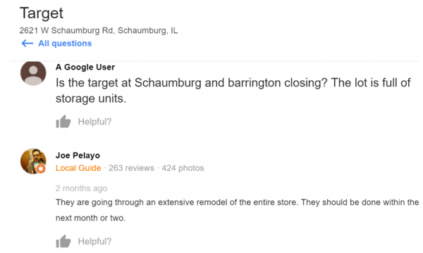 Target Q&A regarding store closure