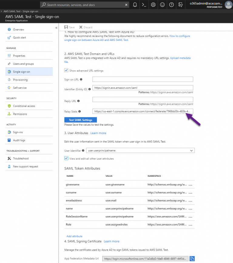 Single SignOn With Amazon Connect And Azure Active Directory / Blogs