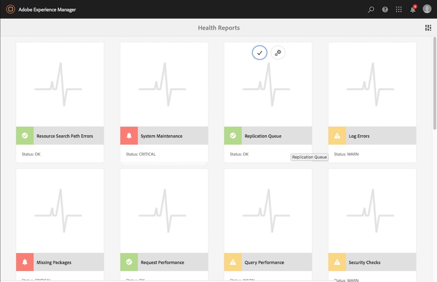 AEM Health Check Console