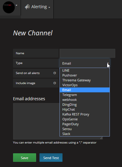 Monitoring System Alert Channels.