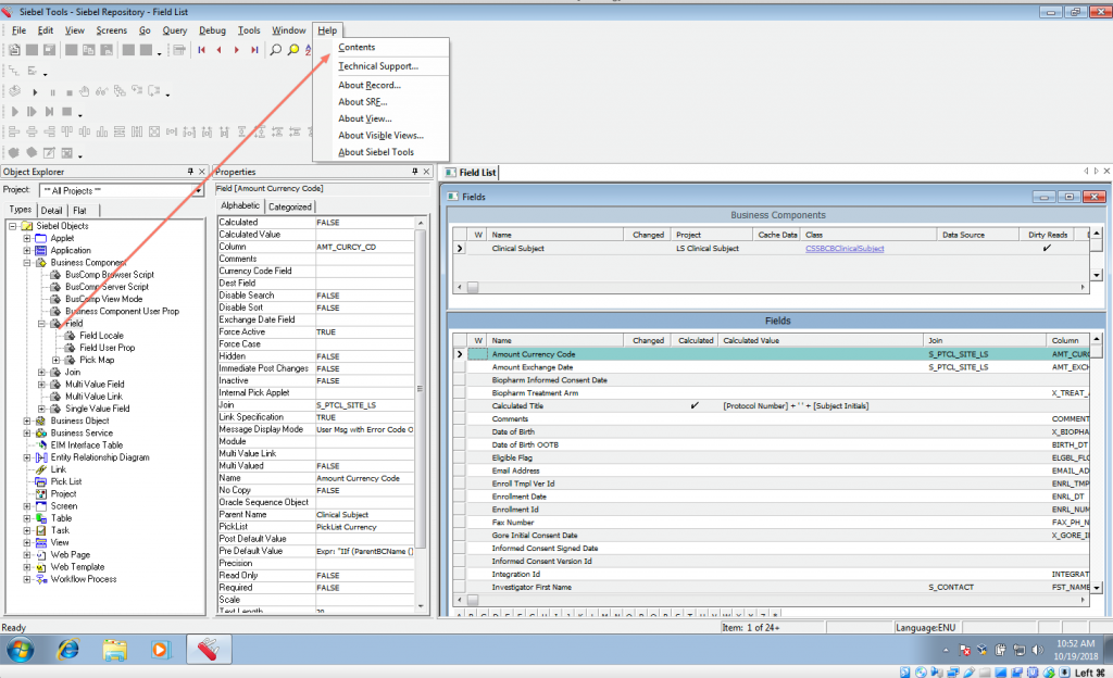 How to Get Context-Sensitive Help in Siebel Tools / Blogs / Perficient