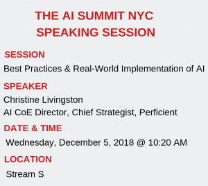 Perficient's AI Summit NYC Speaking Session