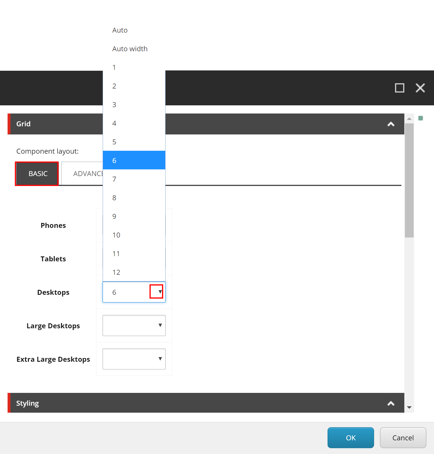 Sitecore SXA grid controller