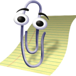 Microsoft's Clippit (commonly referred to as ‘Clippy’)