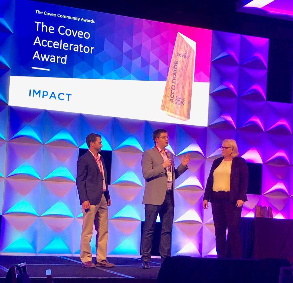 Perficient Wins 2019 Coveo Accelerator Award At Coveo Impact / Blogs ...