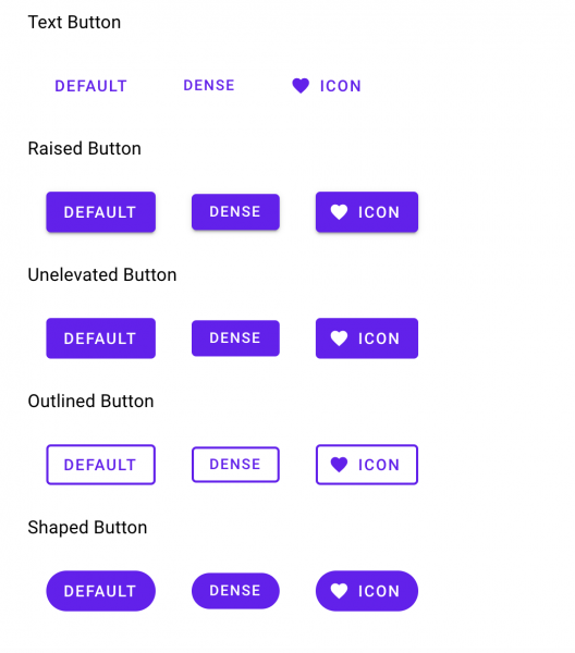 Material Web Buttons