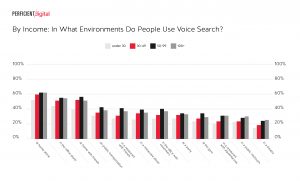 Voice usage by income