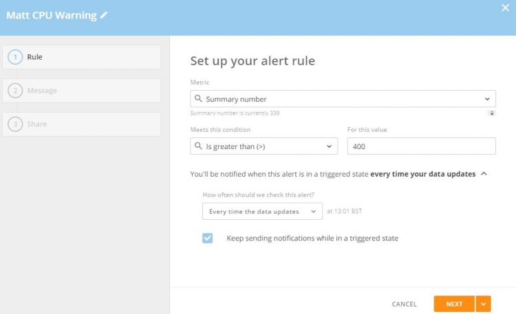 Manage by Exception - Setting up an Alert in Domo / Blogs / Perficient