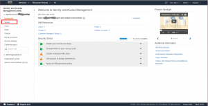 Identity and Access Management screenshot