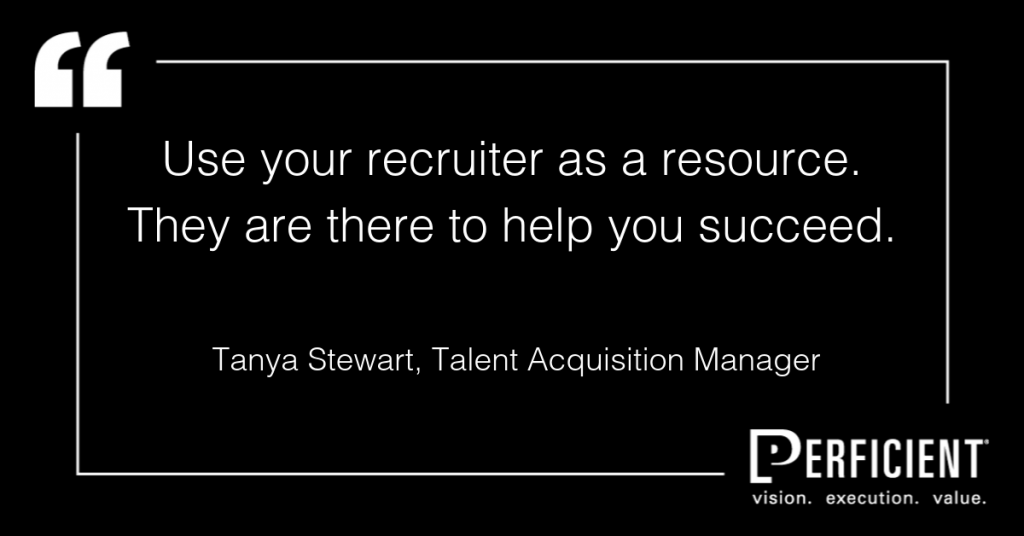 Tanya Stewart, Talent Acquisition Manager perficientTanya Stewart, Talent Acquisition Manager perficient