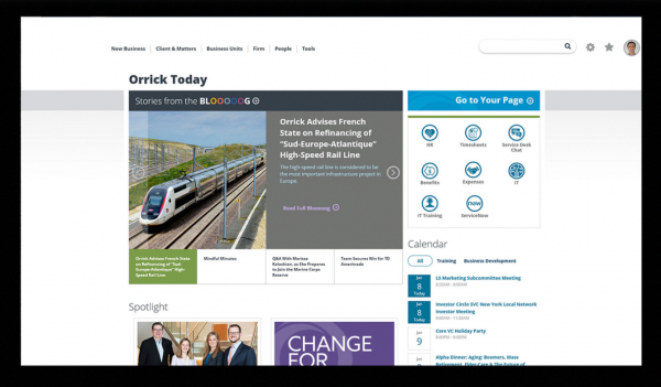 Orrick Intranet