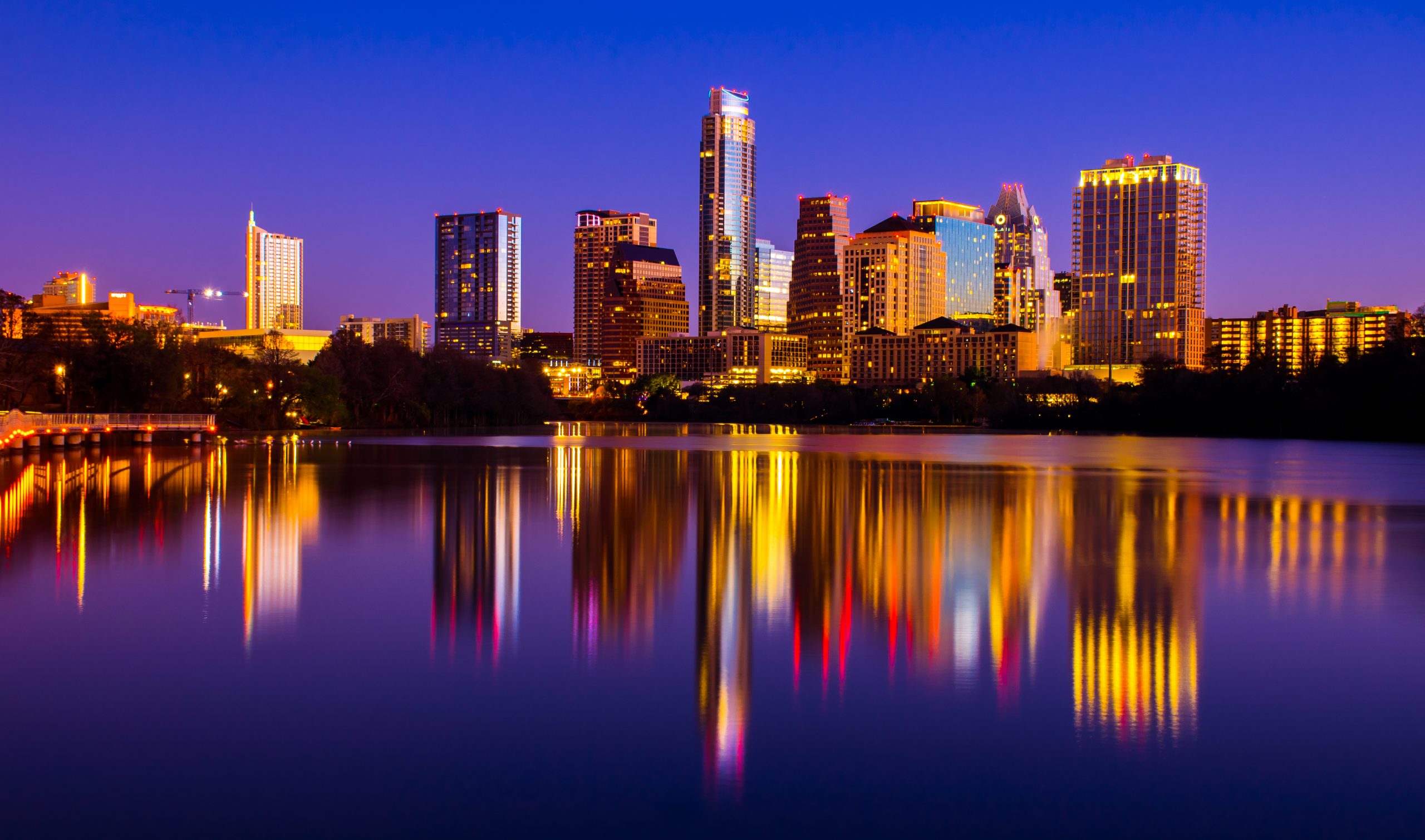 Austin at night