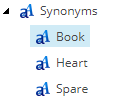 Synonym examples
