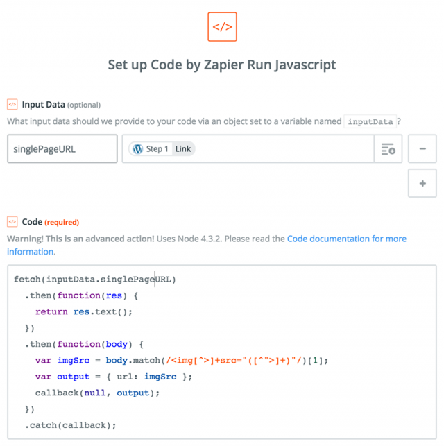 Zapier Step2