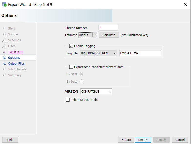 SQL Developer Data Pump