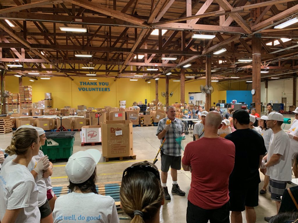 Second Harvest food bank - group briefing