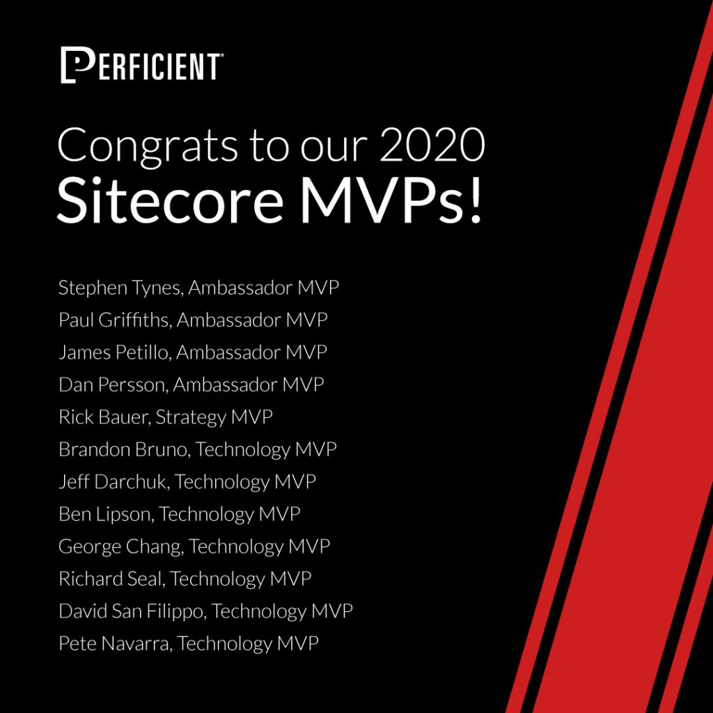 Sitecore MVPs 2020