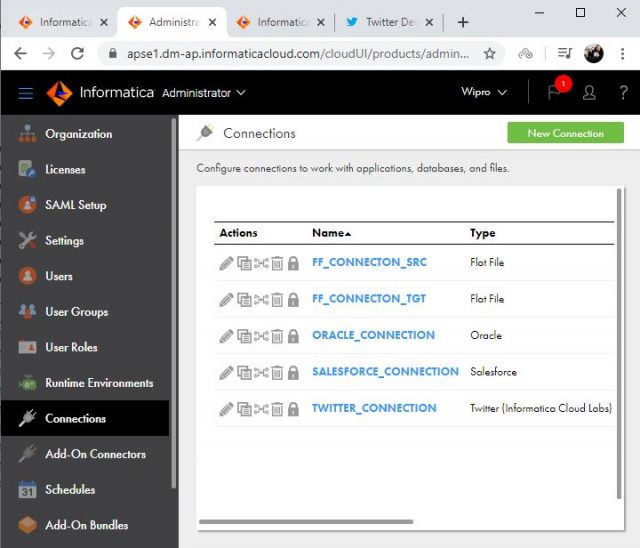 Informatica – New Connectors