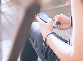 Woman On Mobile Phone