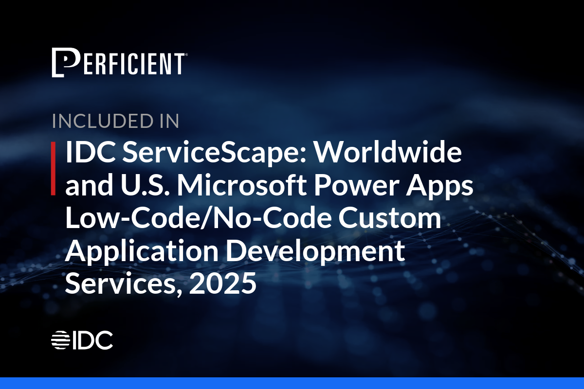 IDC ServiceScape for Microsoft Power Apps Low-Code/No-Code Custom App Development Services / Blogs / Perficient IDC ServiceScape for Microsoft Power Apps Low-Code/No-Code Custom App Development Services / Blogs / Perficient