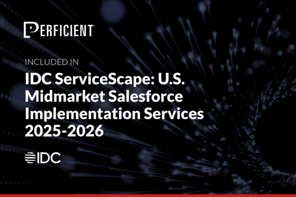 Perficient included in IDC ServiceScape U.S. Midmarket Salesforce Implementation Services 2025–2026