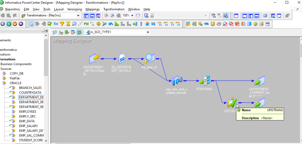 Implementation of SCD type 1 in Informatica PowerCenter / Blogs ...