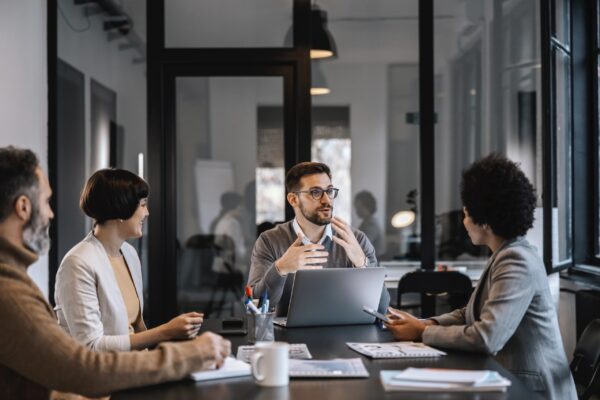 people sitting at a table