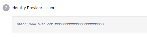 Idp Url from okta admin panel