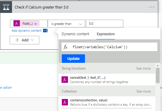 condition example