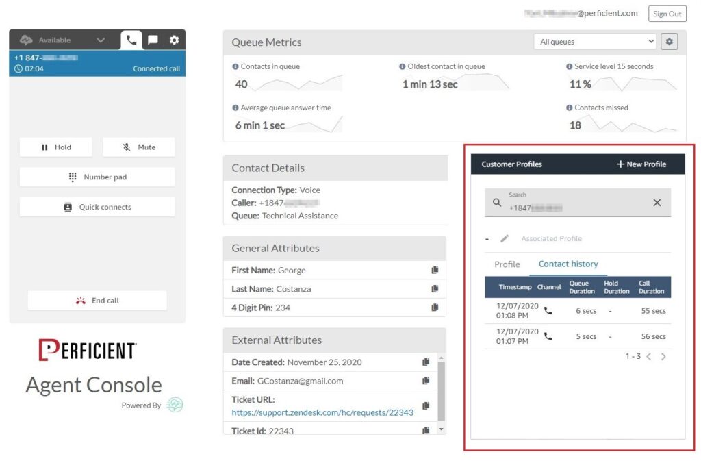 Amazon Connect Customer Profiles