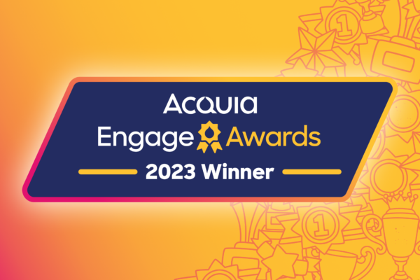 Acquia Engage Awards 2023 Winner